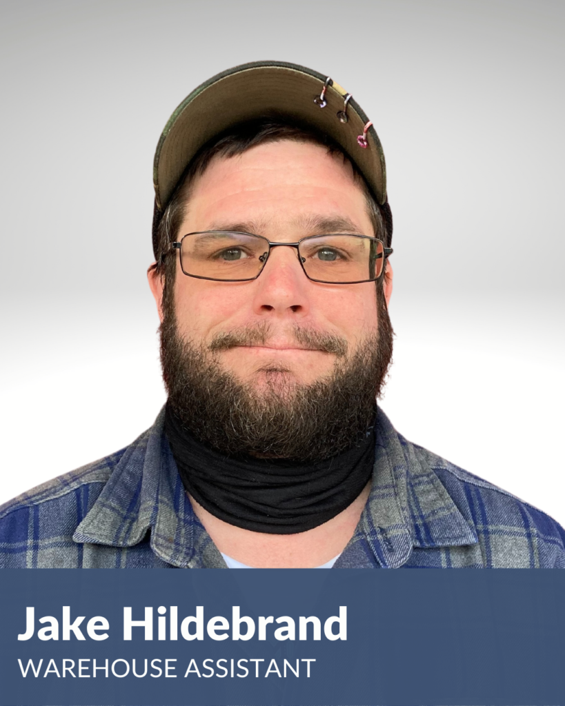 Jake Hildebrand, Warehouse Assistant