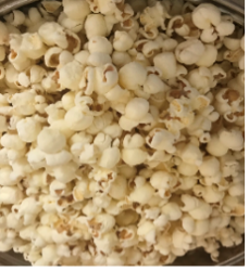 Example of dill pickle popcorn
