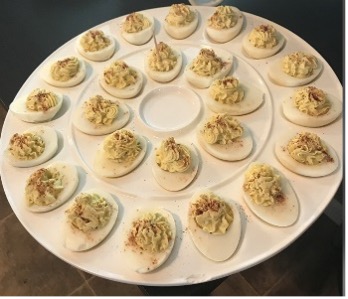 Example of deviled eggs
