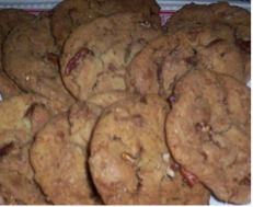 Example of chocolate chip cookies