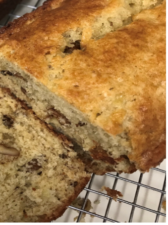 Example of fruit nut bread