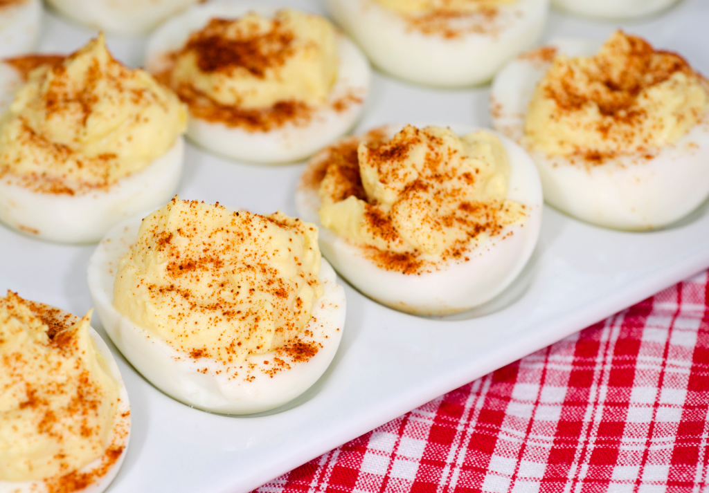 Example of deviled eggs