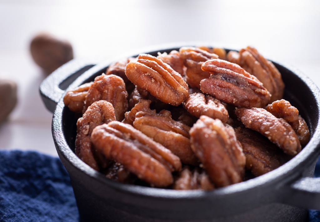 Example of candied pecans